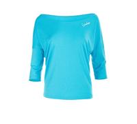 WINSHAPE Ultra Leichtes Damen Modal-3/4-arm Shirt Mcs001 Manches 3/4 Femmes, Bleu Ciel, XS