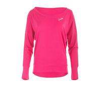 WINSHAPE Mcs002 T-Shirt à Manches Longues pour Femme-Ultra léger-Style de Danse-Fitness-Loisirs-Sport-Yoga-Entraînement, Rose foncé, m