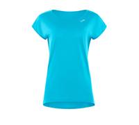 WINSHAPE Shirt à Manches Courtes en Modal Ultra léger pour Femme avec Ourlet Arrondi Mct013, Style Tout en Forme, Fitness, Loisirs, Sport, Yoga, entraînement, Bleu Ciel, L