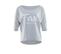 Winshape T-shirt 'MCS001' gris clair / argent, Taille XXL
