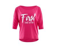 Winshape T-shirt 'MCS001' rose / blanc, Taille XS
