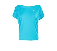 WINSHAPE Ultra Leichtes Modal-kurzarmshirt Mct002 T-Shirt à Manches Courtes Femme, Bleu Ciel, XS