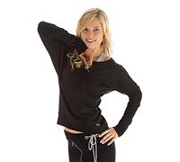 Winshape WS2 Tee-Shirt à Manches Longues pour Femme pour Loisirs, Sport et Danse L Noir - Noir