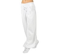 Winshape WTE3 Pantalon de survêtement pour Danse, Fitness, Loisirs, Sports pour Femme L Weiß