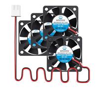 WINSINN Lot de 4 ventilateurs DC 50 mm 12 V 5020 double roulement à billes 12 V refroidissement sans balais 50 x 20 mm 2 broches