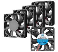 WINSINN Lot de 5 ventilateurs 50 mm 12 V - roulement hydraulique 6000 tr/min, ventilateur de refroidissement de rechange pour imprimante 3D et boîtier d'ordinateur