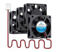 WINSINN Ventilateur CC 60 mm 24 V 6020 double roulement à billes de refroidissement sans balais 60 x 20 mm 2 broches (lot de 4)