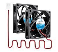 WINSINN Ventilateur CC 70 mm 5 V 7015 à double roulement à billes de refroidissement sans balais 70 x 15 mm 2 broches (lot de 2)
