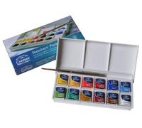 Boîte aquarelle COTMAN 12 1/2 godets