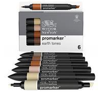 Winsor & Newton Feutres ProMarker - Lot de 6 - Tons terreux
