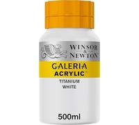 Winsor & Newton Acrylique Galeria 500ml Blanc De Titane Série 1