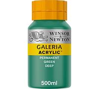 Peinture Acrylique en pot vert foncé permanent 500ml - Winsor & Newton