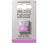 Winsor & Newton Aquarelle Professionnel - Peinture Aquarelle, Haute Luminosité, Résistante à la Lumière, Qualité Archive, Demi Godet, Couleur Violet de Cobalt ROW