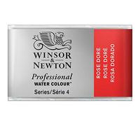 Winsor & Newton Aquarelle Professionnel - Peinture Aquarelle, Haute Luminosité, Résistante à la Lumière, Qualité Archive, Godet, Couleur Rose Doré