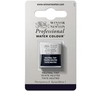 Winsor & Newton Aquarelle Professionnel - Peinture Aquarelle, Haute Luminosité, Résistante à la Lumière, Qualité Archive, Demi Godet, Couleur Teinte Neutre