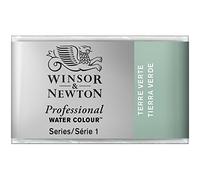 Winsor & Newton Aquarelle Professionnel - Peinture Aquarelle, Haute Luminosité, Résistante à la Lumière, Qualité Archive, Godet, Couleur Terre Verte Naturelle