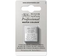 Winsor & Newton Aquarelle Professionnel - Peinture Aquarelle, Haute Luminosité, Résistante à la Lumière, Qualité Archive, Demi Godet, Couleur Blanc de Titane