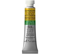 Winsor & Newton Aquarelle Professionnel - Peinture Aquarelle, Haute Luminosité, Résistante à la Lumière, Qualité Archive, Tube de 5 ML, Couleur Jaune Pale sans cadmium