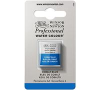 Winsor & Newton - Aquarelle Professionnel - Résistante à la lumière - Demi godet Bleu de Cobalt