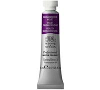 Winsor & Newton Aquarelle Professionnel - Peinture Aquarelle, Haute Luminosité, Résistante à la Lumière, Qualité Archive, Tube de 5 ML, Couleur Violet de Quinacridone