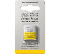 Winsor & Newton Peinture aquarelle professionnelle Jaune 653 – Demi godet, haute luminosité