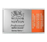 Winsor & Newton Aquarelle Professionnel - Peinture Aquarelle, Haute Luminosité, Résistante à la Lumière, Qualité Archive, Godet, Couleur Orange Winsor (Nuance Rouge)
