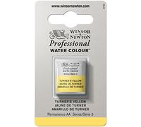 Winsor & Newton – Aquarelle Professionnelle – Demi-godet Jaune Turner, Haute luminosité