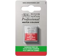 Winsor & Newton Aquarelle Professionnel - Peinture Aquarelle, Haute Luminosité, Résistante à la Lumière, Qualité Archive, Demi Godet, Couleur Rouge sans cadmium