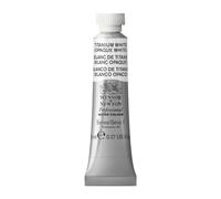 Winsor & Newton Aquarelle Professionnel - Peinture Aquarelle, Haute Luminosité, Résistante à la Lumière, Qualité Archive, Tube de 5 ML, Couleur Blanc de Titane