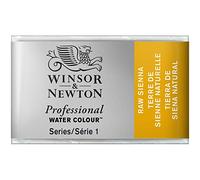 Winsor & Newton Aquarelle Professionnel - Peinture Aquarelle, Haute Luminosité, Résistante à la Lumière, Qualité Archive, Godet, Couleur Terre de Sienne Naturelle