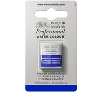 Winsor & Newton Peinture Aquarelle Professionnelle – Haute luminosité – Demi godet Outremer Français