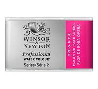 Winsor & Newton Aquarelle Professionnel - Peinture Aquarelle, Haute Luminosité, Résistante à la Lumière, Qualité Archive, Godet, Couleur Rose Opéra