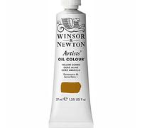 Winsor & Newton Artists Huile Extra Fine Tube 37ml 744 Ocre Jaune | Formulé avec les pigments les plus fins avec une excellente résistance à la teinture, utilisez un vernis épais ou fin pour un