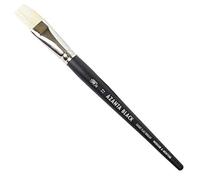 Winsor & Newton Azanta Pinceau Noir Plat Court Manche Court N°12