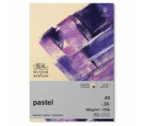 Winsor & Newton Bloc papier pour pastel 6 couleurs terre 160 g A3 24 feuilles