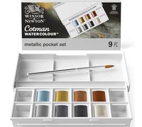 Winsor & Newton Cotman Aquarelle Collection Métallique Set 8 Demi-Godets