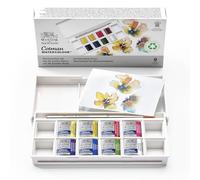 Winsor & Newton Set aquarelle Cotman de poche 8 demi-godets Floral