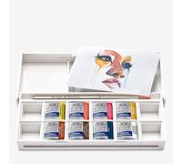 Winsor & Newton Cotman Aquarelle Set De Poche 8 Demi-Godets Portrait