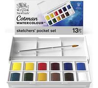 Boîte de Peinture Aquarelle en Plastique - WINSOR & NEWTON - cwc sketcher 12x1/2g - Gris - Enfant - Mixte