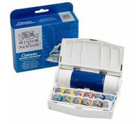Winsor & Newton Cotman Aquarelle Set De Voyage Exterieur 12 Demi-Godets