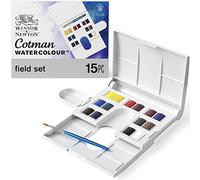 Winsor & Newton Set aquarelle Cotman d'extérieur 14 demi-godets