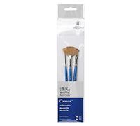 Winsor & Newton Cotman Pinceau Aquarelle Manche Court X3 Pack 3