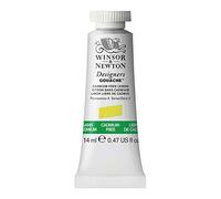 Winsor & Newton Designers Gouache - Peinture Gouache pour le Dessin, L'illustration, le Design - Aquarelle Opaque, Tube de 14ml, Couleur Citron Sans Cadmium
