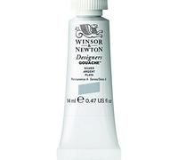 Winsor & Newton Designers Gouache - Peinture Gouache pour le Dessin, L'illustration, le Design - Aquarelle Opaque, Tube de 14ml, Couleur Argent Imit