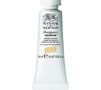 Winsor & Newton Designers Gouache - Peinture Gouache pour le Dessin, L'illustration, le Design - Aquarelle Opaque, Tube de 14ml, Couleur Jaune De Naples