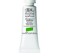 Winsor & Newton Designers Gouache - Peinture Gouache pour le Dessin, L'illustration, le Design - Aquarelle Opaque, Tube de 14ml, Couleur Vert De Vessie