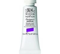 Winsor & Newton Designers Gouache - Peinture Gouache pour le Dessin, L'illustration, le Design - Aquarelle Opaque, Tube de 14ml, Couleur Violet Brillant