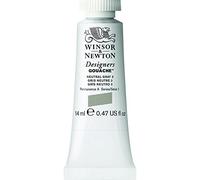 Winsor & Newton Designers Gouache - Peinture Gouache pour le Dessin, L'illustration, le Design - Aquarelle Opaque, Tube de 14ml, Couleur Gris Neutre N3