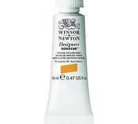 Winsor & Newton Designers Gouache - Peinture Gouache pour le Dessin, L'illustration, le Design - Aquarelle Opaque, Tube de 14ml, Couleur Jaune De Naples Fonce