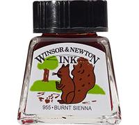 Winsor & Newton Encre à Dessiner Flacon 14ml 074 Terre de Sienne Brûlée Série 1